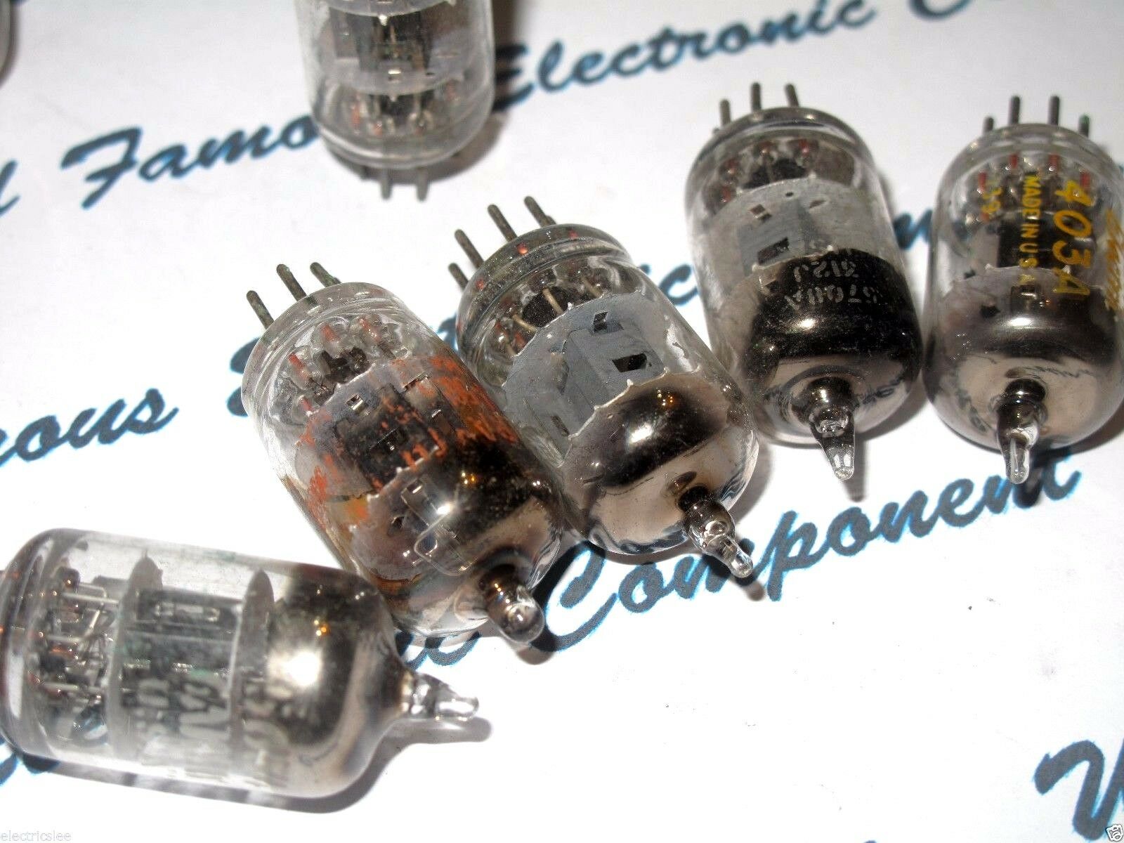 10pcs - 5654 / 6AK5 / 6096 / EF95 Mixed Brands (NO CHINESE) Vacuum tube
