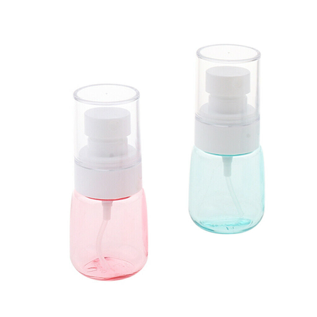5 Pieces Refillable PETG Fine Mist Sprayer Bottles for Travel Outdoors Pink