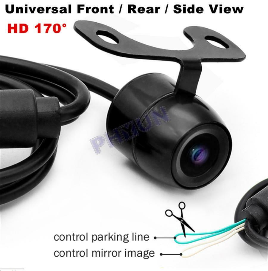 170Â° Wide Angle Car Front Side Rear View Backup Reversing CCD Camera Waterproof