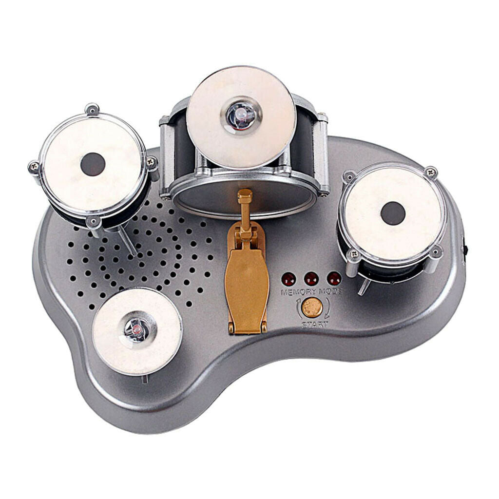 Mini Finger Drum Set LED Light Percussion Kids Children Music Toys Age 5+