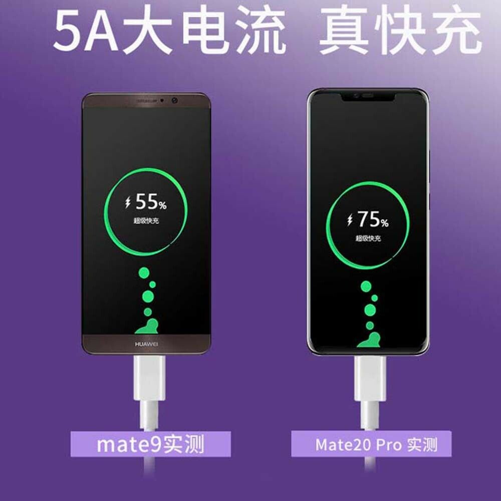 10X Fast charger 5a Cable Type-C for Phone P20 P30 P40 pro Mate 20 Pro sync 1M