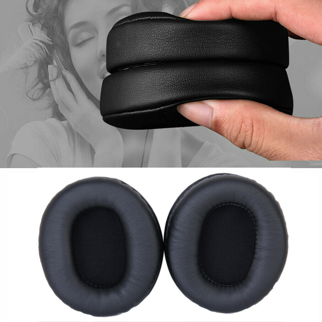 Pack Of 2 Replacement Ear Pads for Audio Technica  M50 M50S M20 M30 Headphone