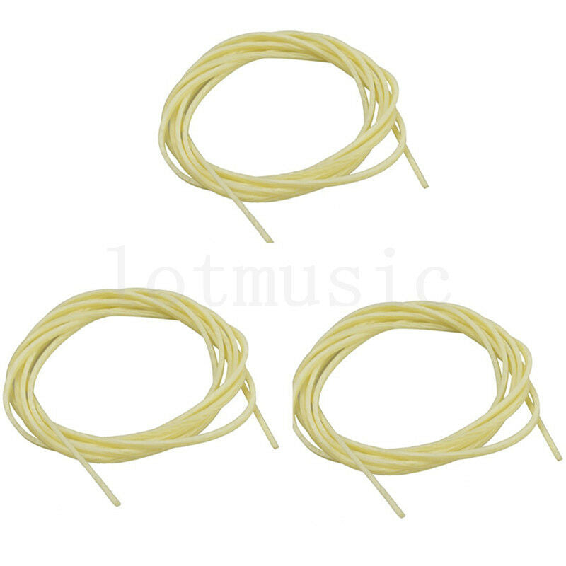 3 Pcs Guitar Bindings Purfling Body Project 1650 x 2 x 1.5mm Twill Celluloid