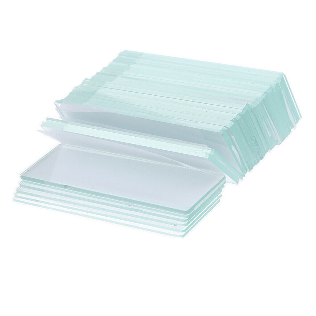 Glass Pre-cleaned Microscope Slides Ground Edge Kids Basic Biological Science
