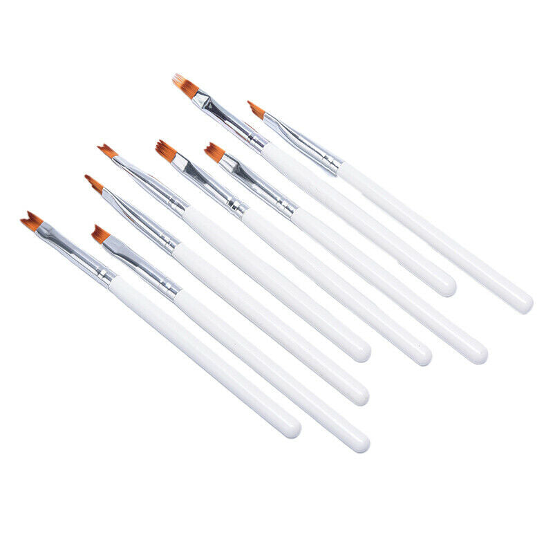 8Pcs Nail Art Brush Set Petal Pen Flower Pen DIY Painting Various Shapes Nail TL