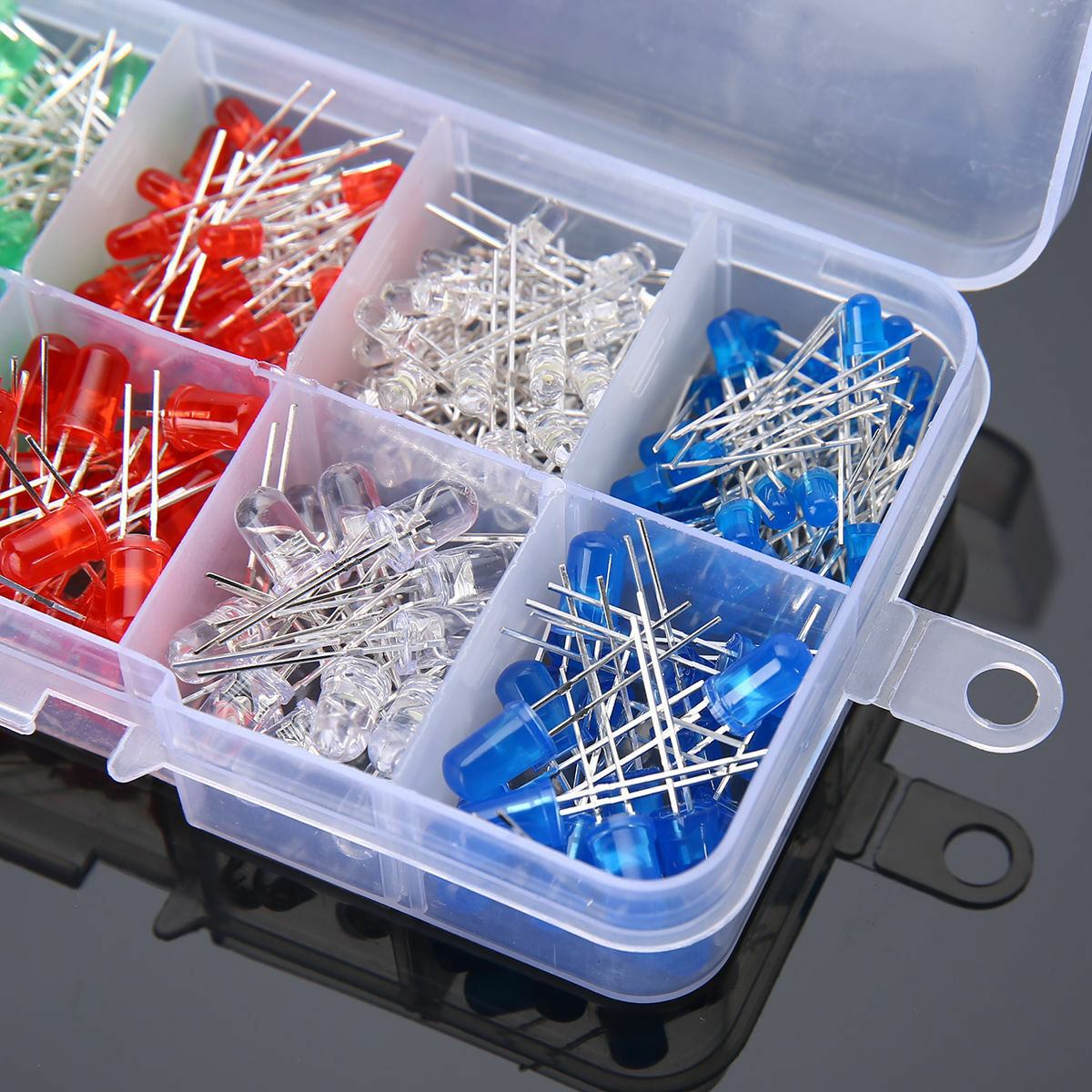 3mm and 5mm LED Light White Yellow Red Green Blue Assorted Kit DIY LEDs Set