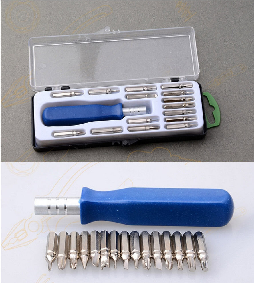 16 in1 Screwdriver Precise Torx Set T5 T6 T8 T10 Y3 U2.6 Cell Phone PSP GBM