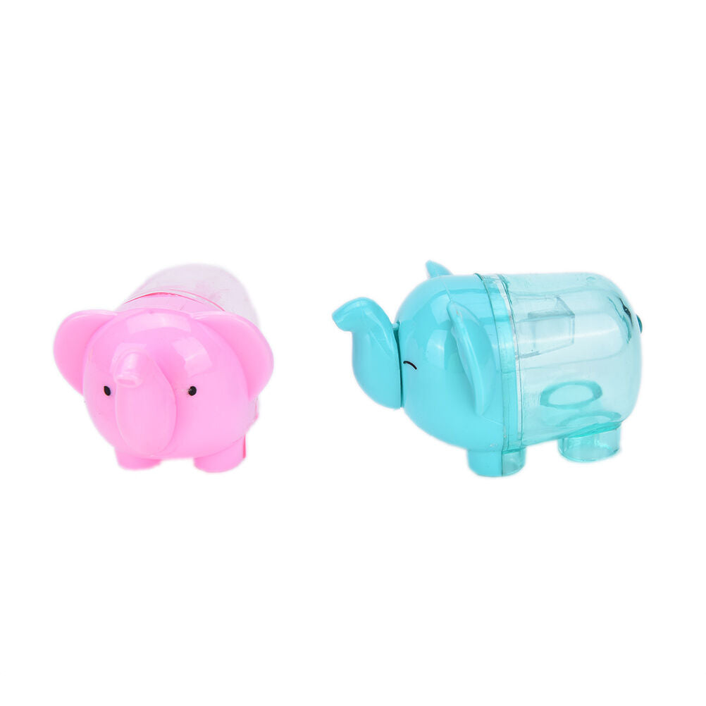 1Pcs Cute Lovely Elephant Pencil Sharpener School Kids Favorite School Of.l8