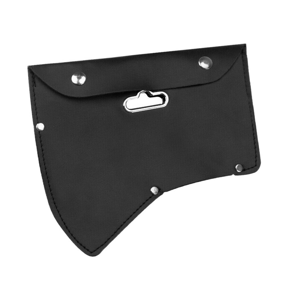 1pc Wear Resistant Durable Leather Ax Axe Blade Cover Sheath with Hook
