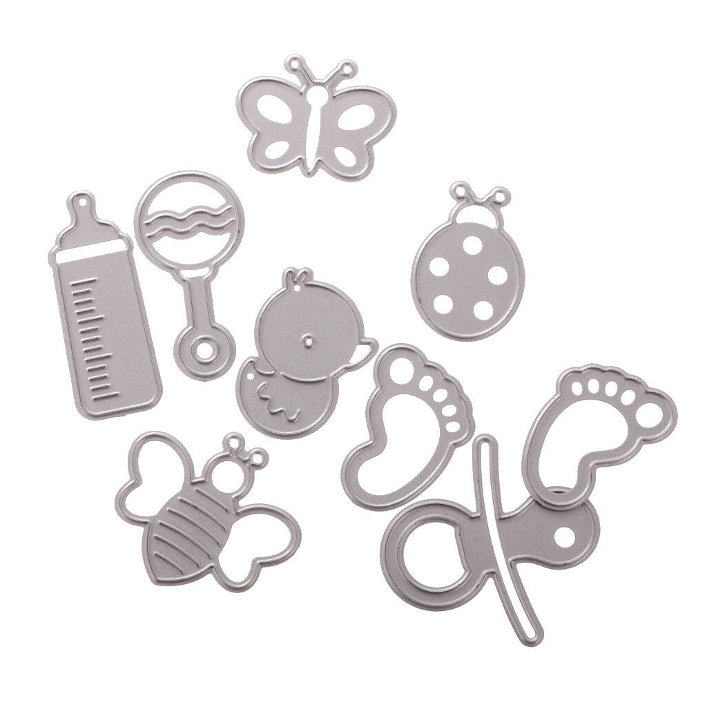 9x Metal Cutting Dies Stencil for Scrapbooking Embossing Album Paper Card