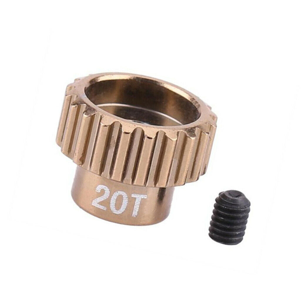 For Sakura 1/10 Drift Racing Car Spare Parts-Alloy Metal Motor Gears-20T For CS