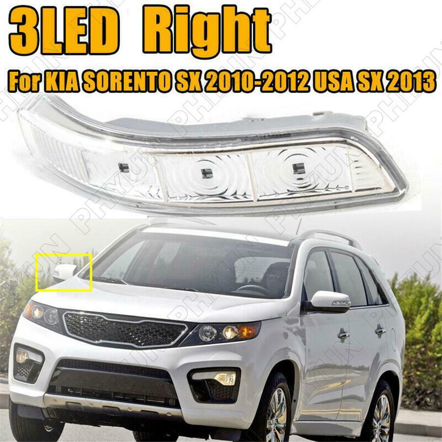 For Kia Sorento SX 2010-2012 SX USA 2013 Turn Signal Right Side Mirror Light LED