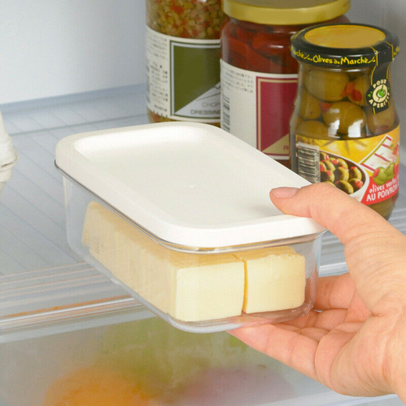 2 in 1 Butter Saver Keeper Case Refrigerator Butter Container Storage with Lid