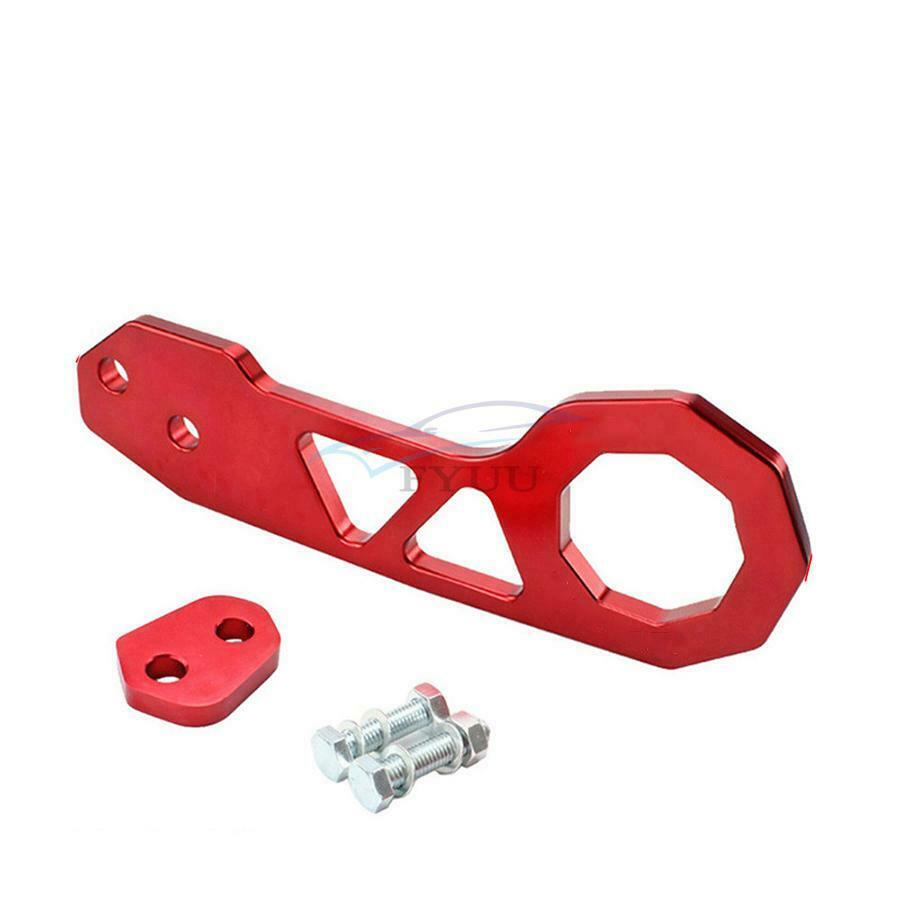 1 Piece Universal Red Racing Car Style CNC 10mm Rear Tow Hook Tool Accessories