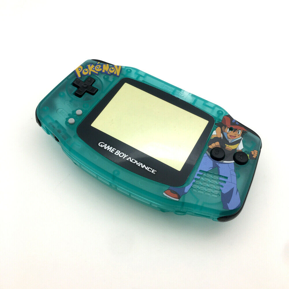 Night Light Clear Green Pokemen GBA Shell Housing Case cover For GameBoy Advance