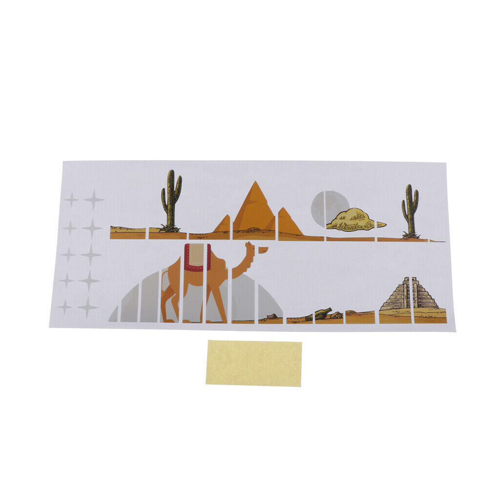 Electric Desert Camel Guitar DIY Fretboard/Fret Inlay Stickers Decoration