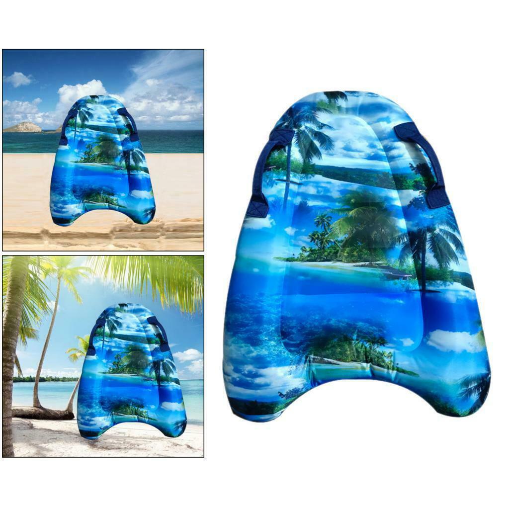 Children's Inflatable Surfboard Surfing with Handles for Beach Swimming
