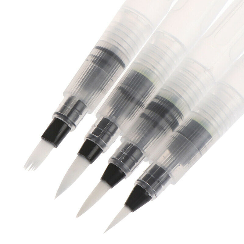 6Pcs/Set Water Color Brush Refillable Pen Watercolor Color Drawing Art AcDEAU