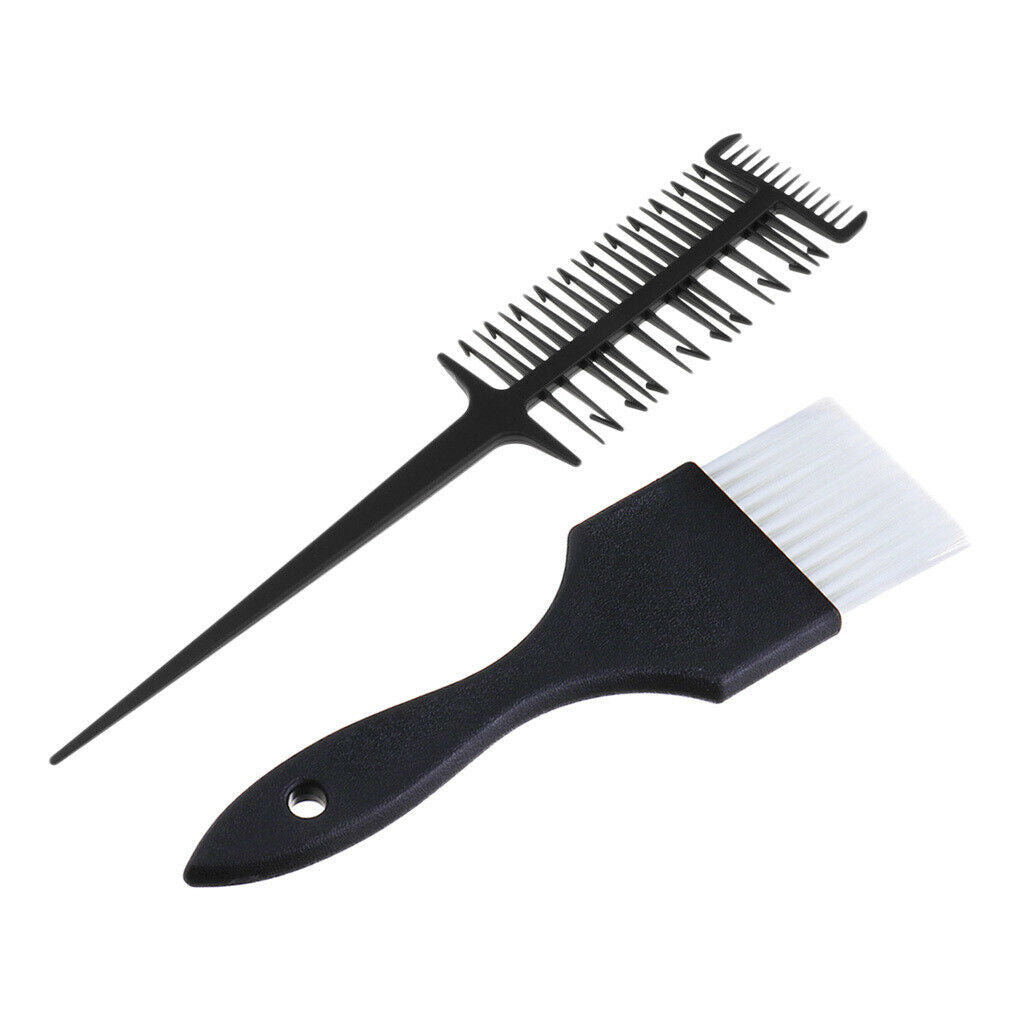 Barber Hair Color Salon Dye Brush Comb Set for Hair Bleach Hairdressing Tool