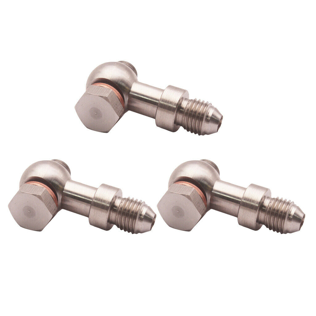 3 Set M10x1.0 4AN Turbo Aluminium Oil Banjo Bolt Fitting 1.5mm Restrictor