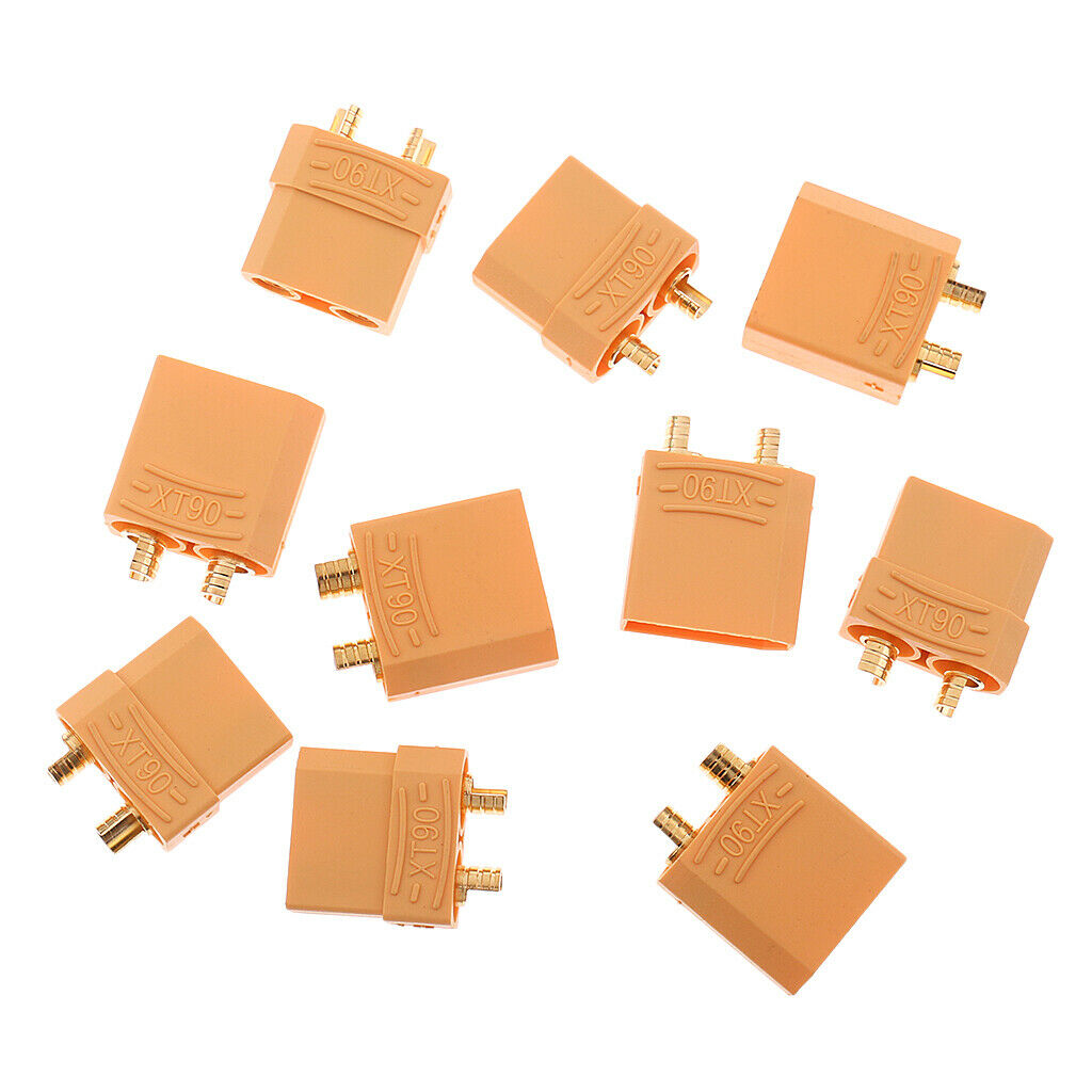 10pcs 90A XT90 Connector Adapter Connector Male Female for RC Lipo