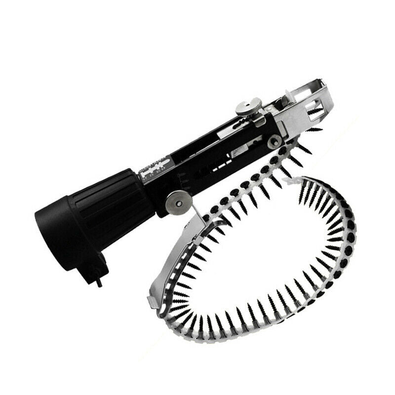 Automatic Nail  System Chain Screwdriver Electric Drill Adapter Woodwork