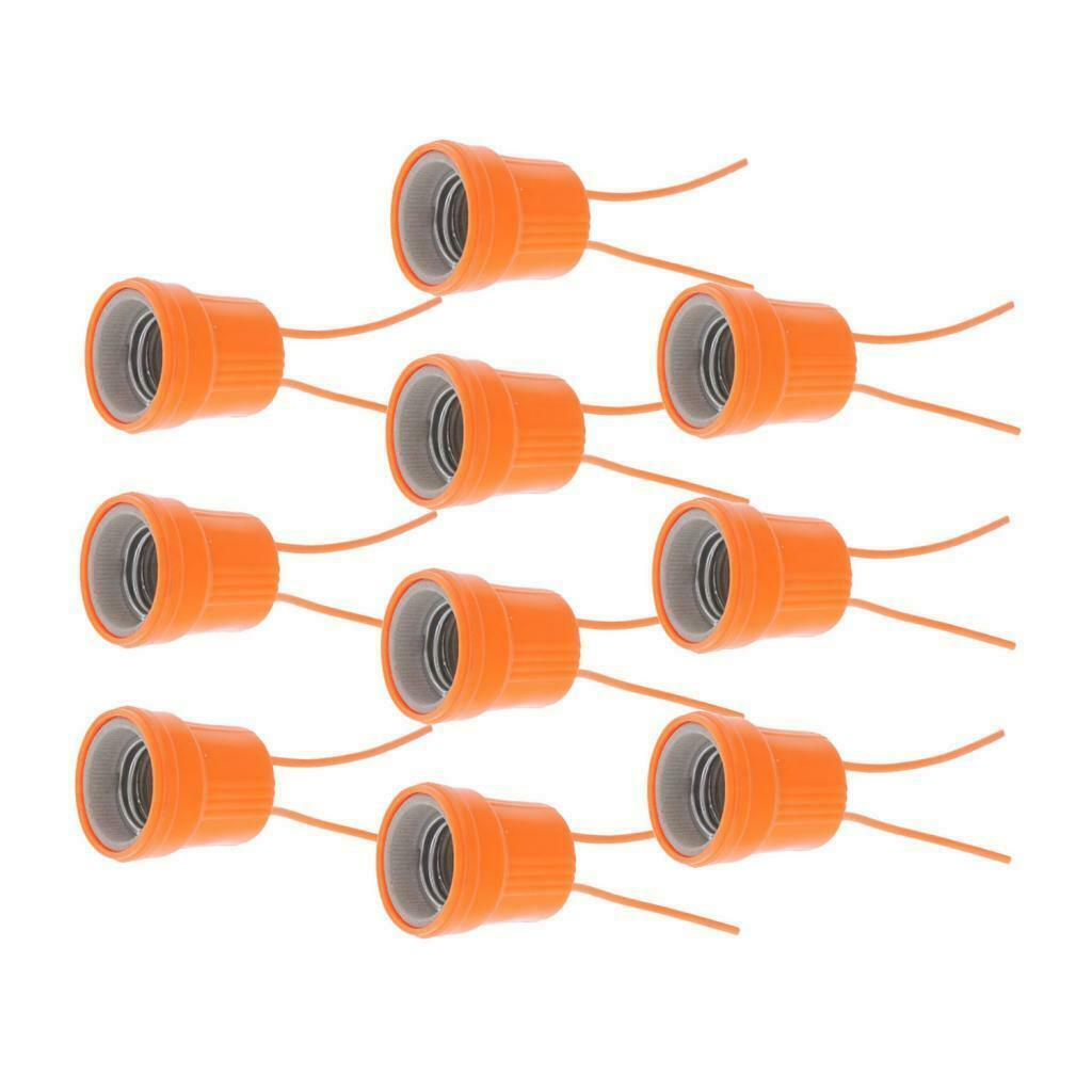 Terrarium Habitat Lighting  Lamp Holder Light Head For Reptiles 10 Pack
