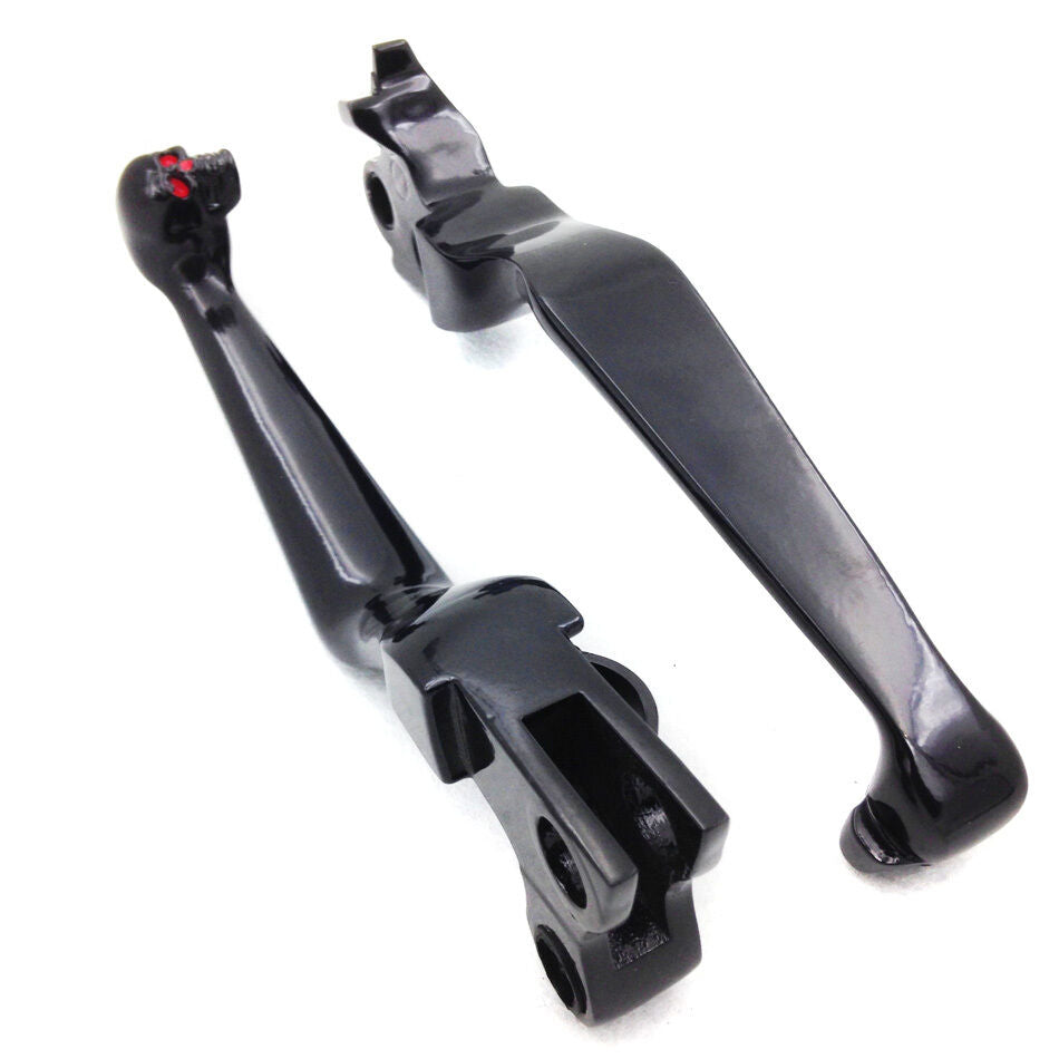 Black Lever Fit for Harly FLSTC Heritage FXDWG Dyna Wide Glide FXDB Street Bob