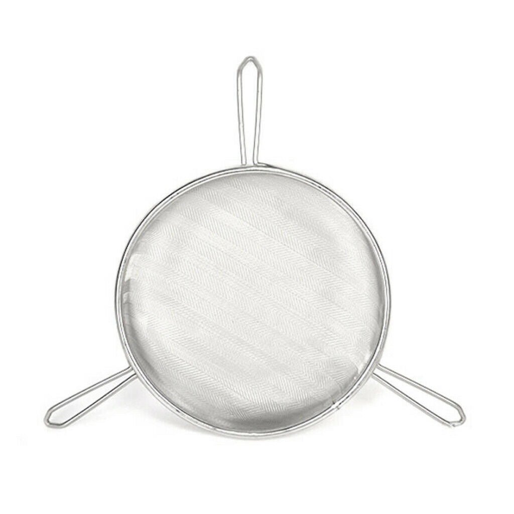 Beekeeping Honey Strainer 10" Dia Durable Stainless Steel with 3 Arms Handle