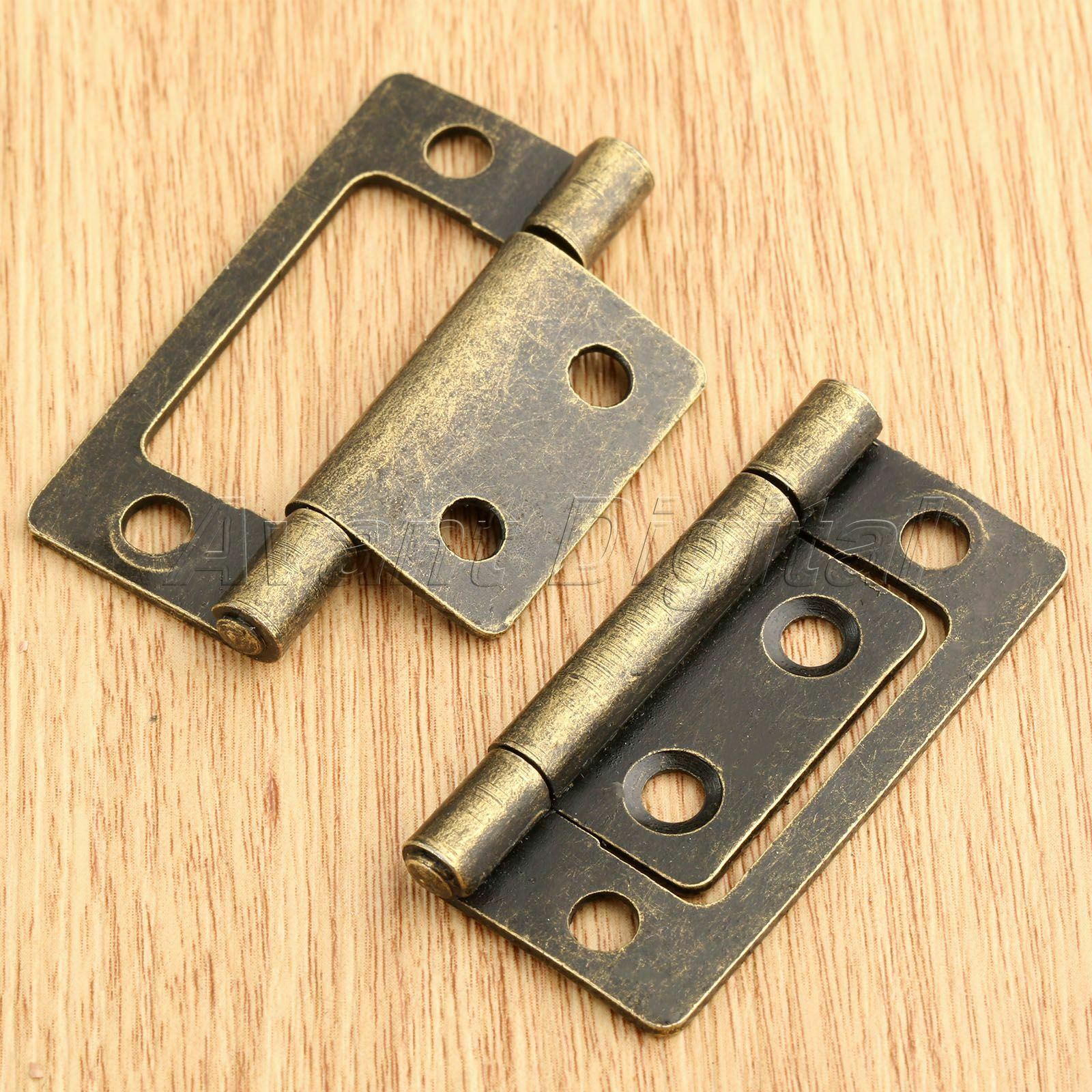 Retro Furniture Cabinet Hinge Wardrobe Cupboard Jewelry Box Door Hinges Hardware