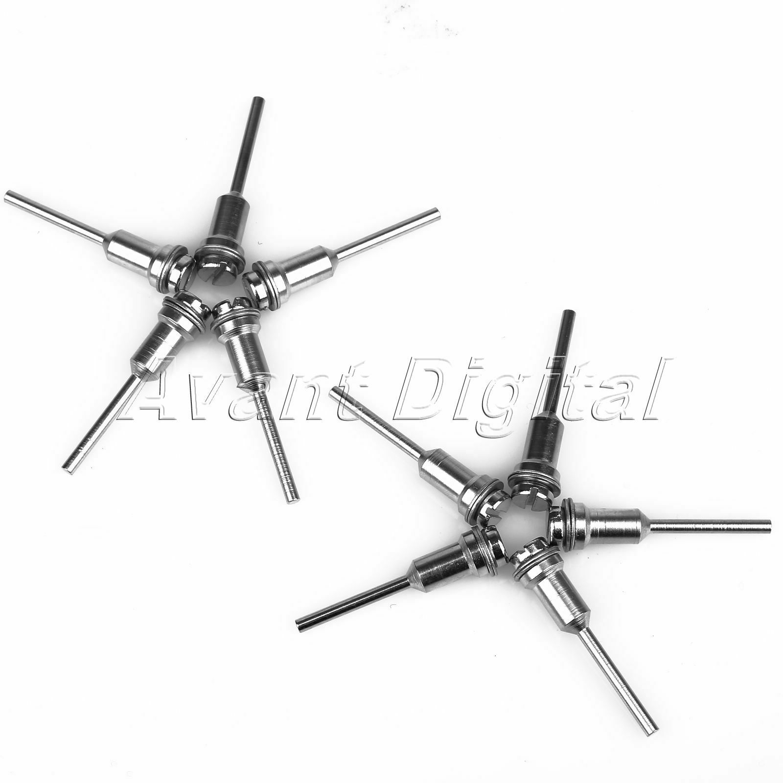10pcs Shank Screw Mandrel HSS Cutting Arbor for Cut-Off Wheel Rotary Tool