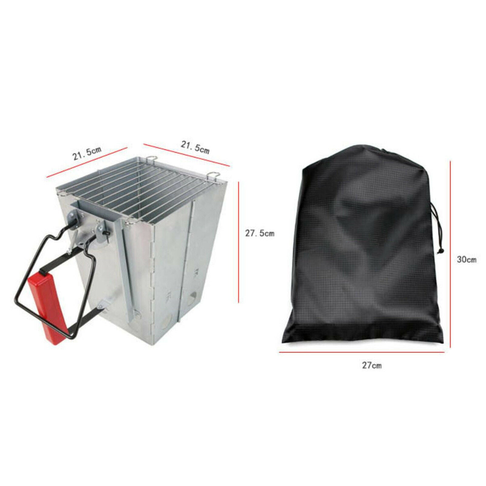 Charcoal Chimney Starter Quick Fire for Camping Grill BBQ Chimney Lighter