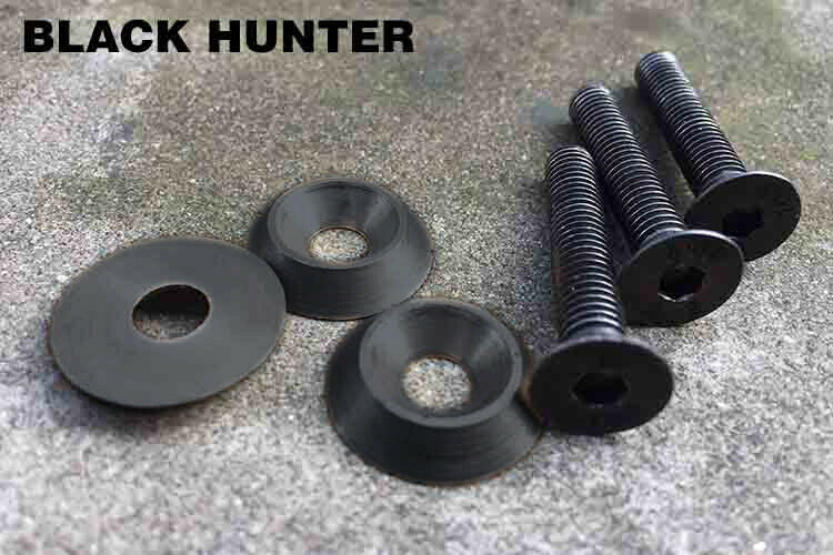 1 Set Black Hunter Bow Bolts Washers 5/16 Archery Recurve Longbow Limbs Riser