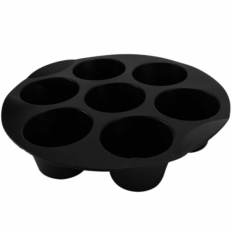 1X(7Pcs 8 Inch Air Fryer Accessories Set Chips Baking Pizza Pan Kitchen Tool6J6)