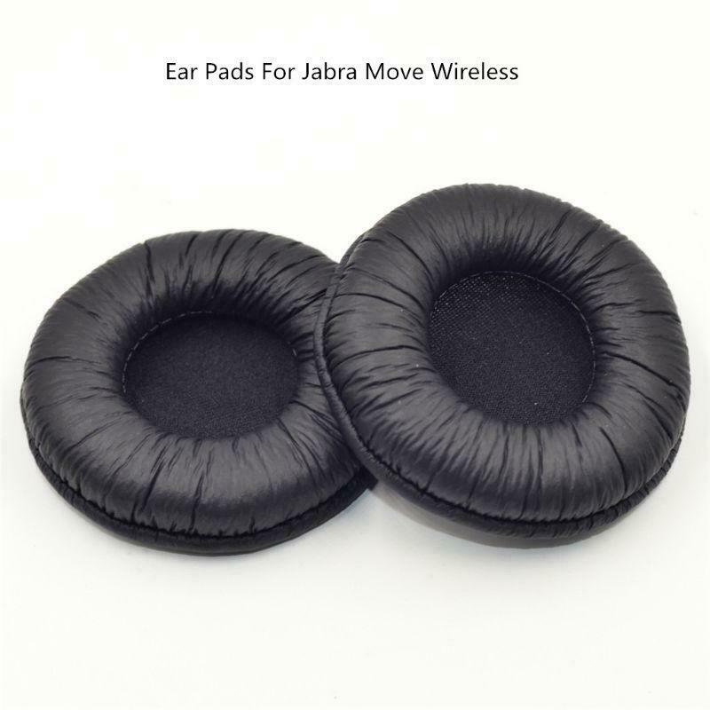 1Pair Soft Foam Ear Cushion Leather Earpads for Jabra Move Wireless Headphones