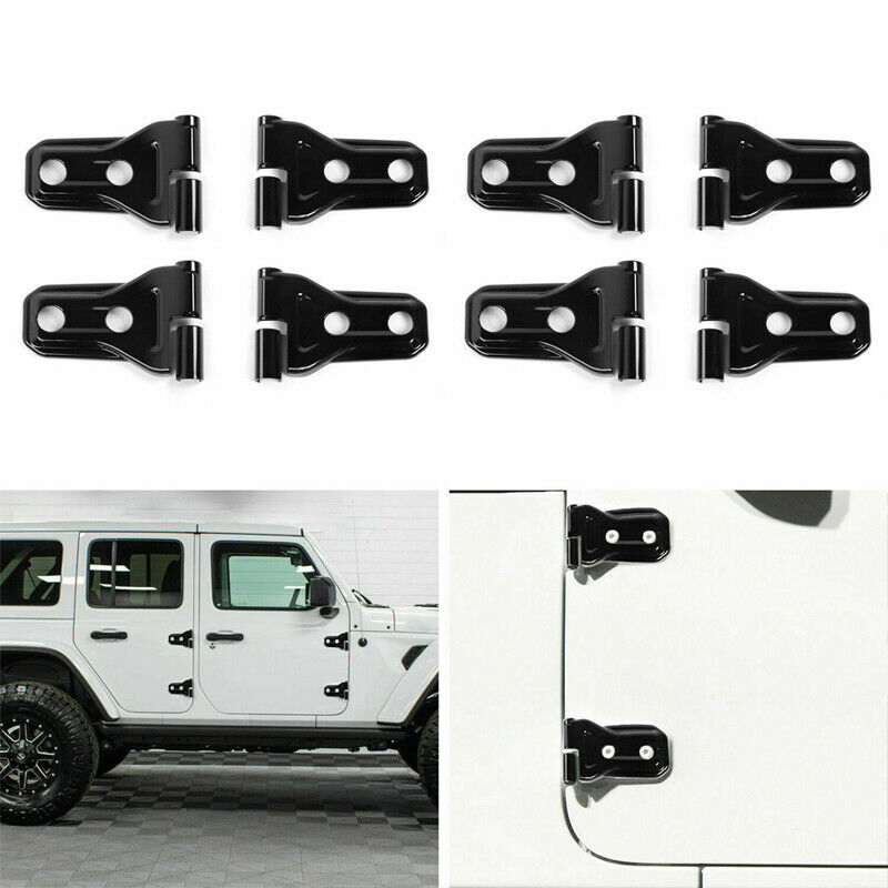For Jeep Wrangler JL 2018-2021 Gladiator JT Door Hinge Cover Protector Trim Kit