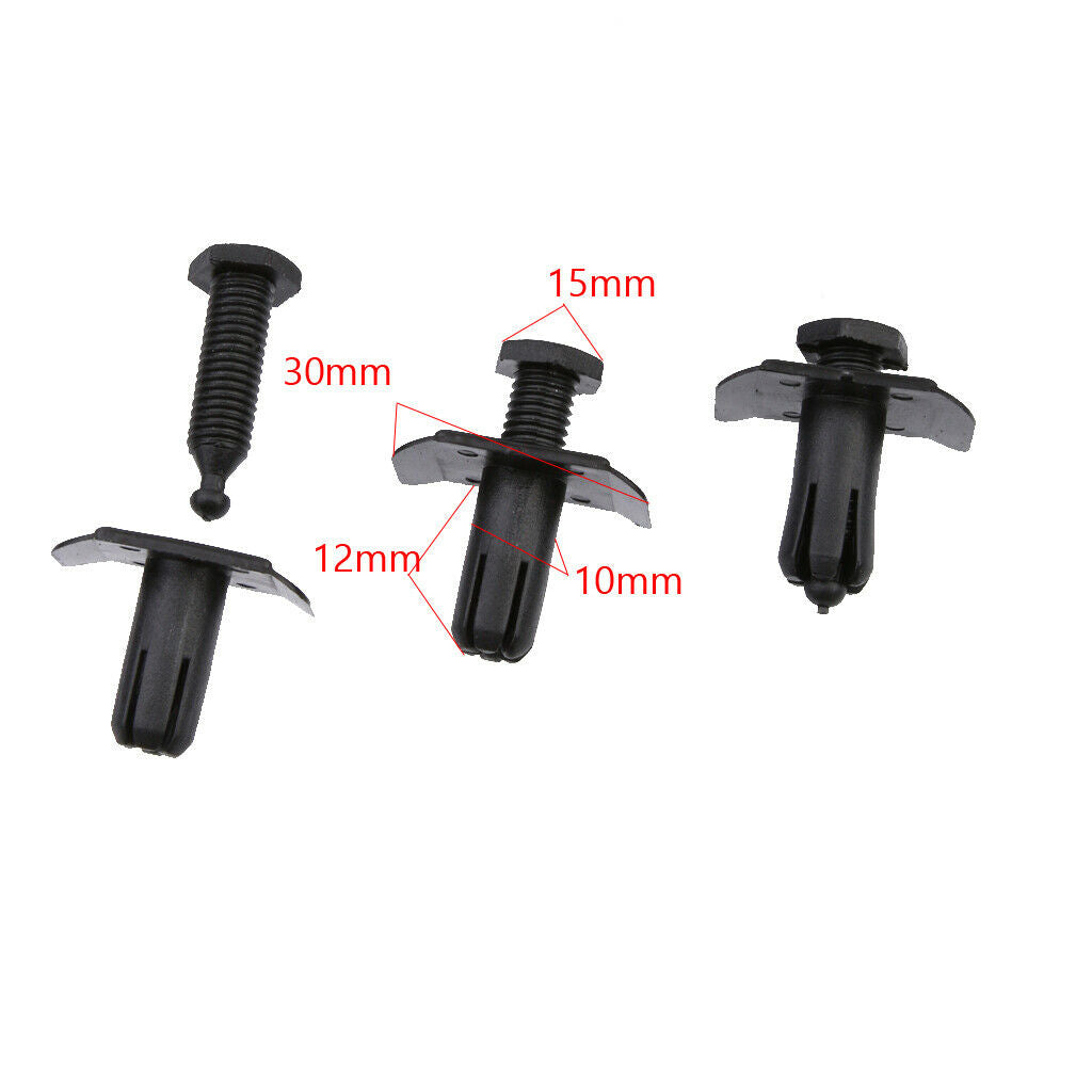 30 Pieces of Car Door Trim Panel Rivet Retaining Clips for Mazda 3323 Mx3 Mx5