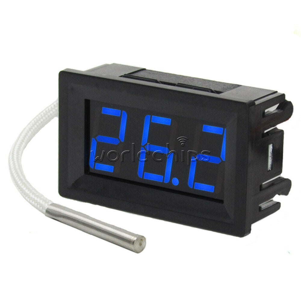 DC 12V K Type Thermocouple Digital Display Thermometer Temperature Meter