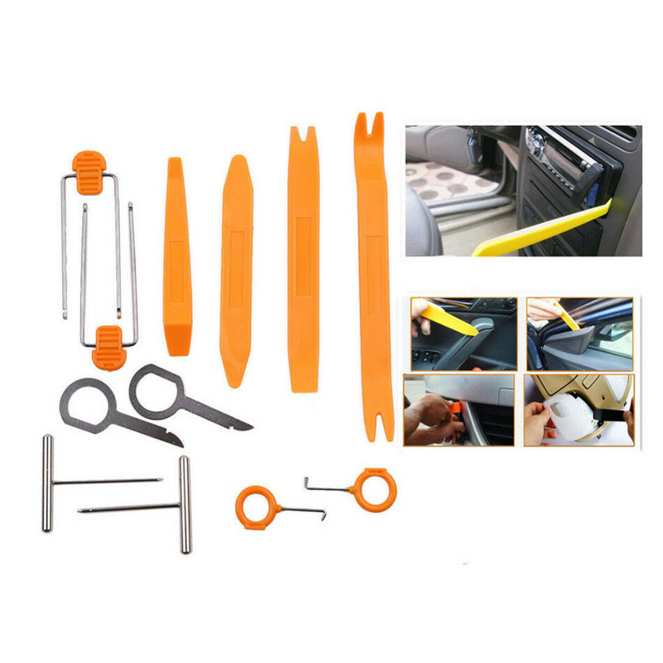 Universal Panel Removal Open Pry Tools Kit 12 pcs Car Dash Door Radio Trim Panel