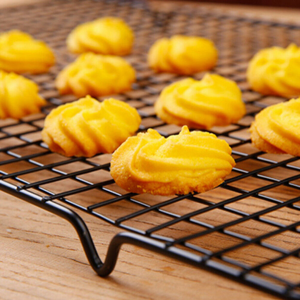 Cake Cooling Rack Non-stick Rectangle Kitchen Tool Baking Cookies Biscuits R LU