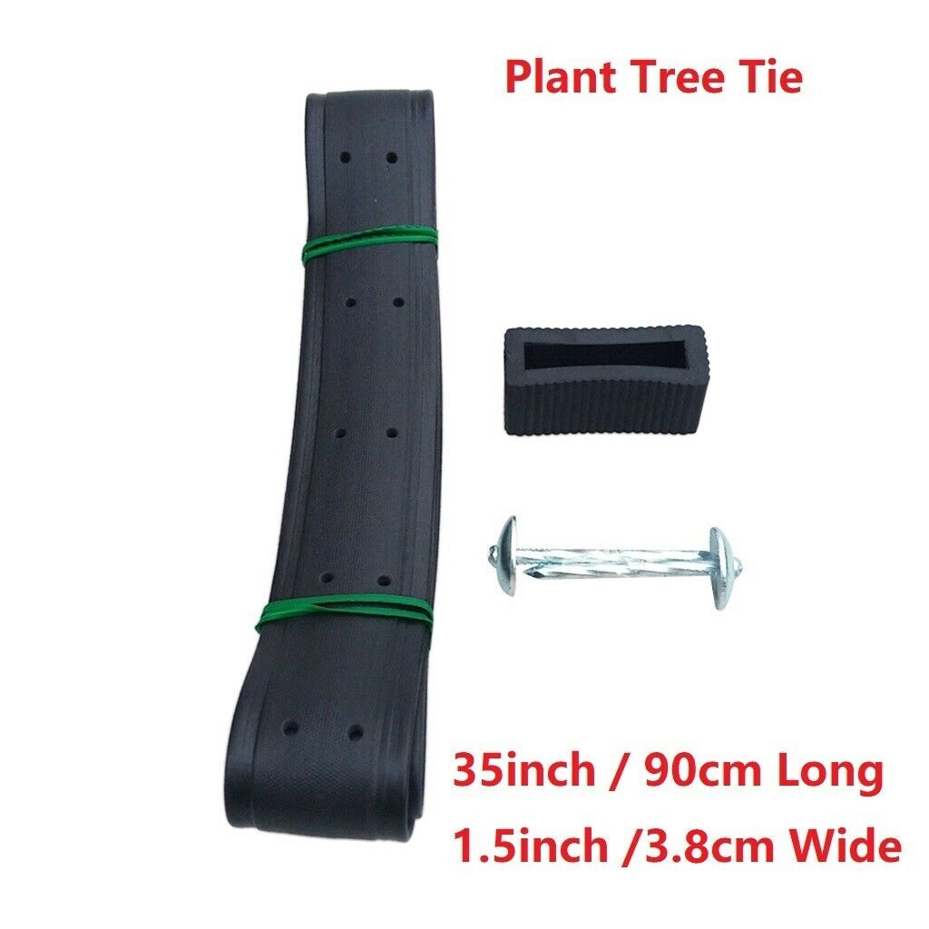 Heavy Duty Soft Tree Ties Straps Rubber Buckle Support Tie for Plants Trees