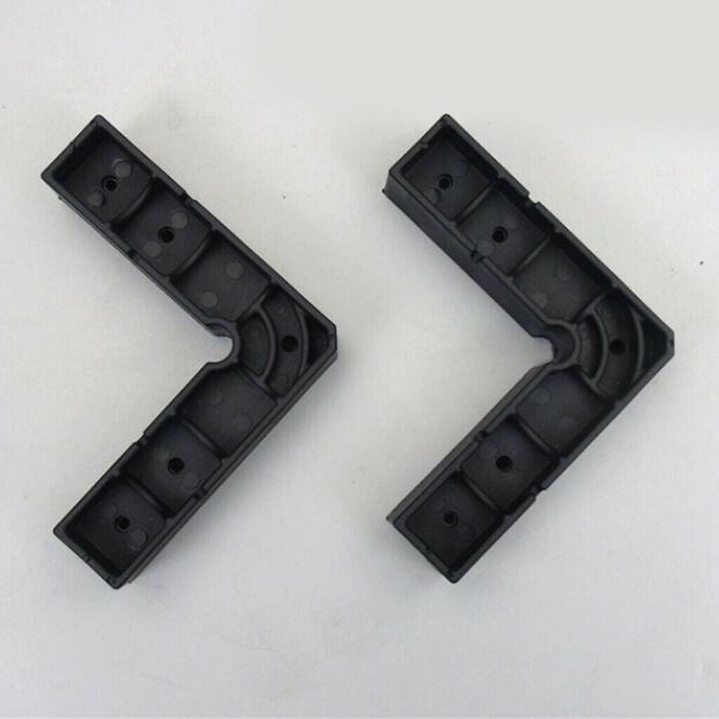 2pcs 90 Deg L-Shape Square Right Angle Clamps Corner Clamping Ruler Plastic