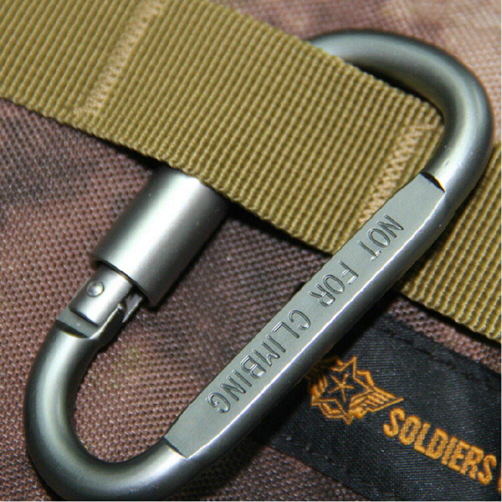 1pcs Outdoor Camping Equipment Aluminum Carabiner Hunting Equipment Surviv.l8