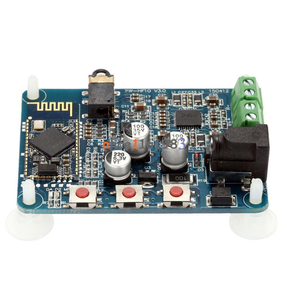 DC 12V Bluetooth 4.0 PAM8610 Audio Receiver Stereo Amplifier Board 10W+10W 2X10W