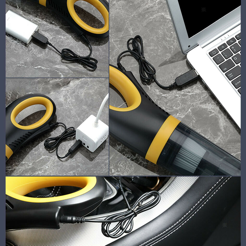 Handheld Cordless Vacuum Cleaner Mini Car Duster Home Cleaning High Power