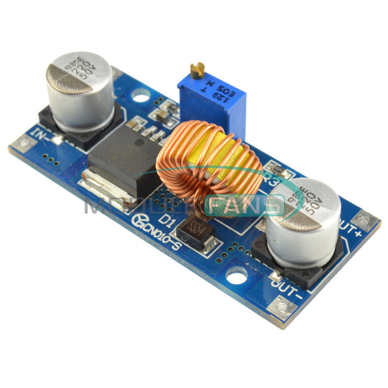 10PCS 5A XL4015 DC-DC Step Down Adjustable 4-38V LED Lithium Power Supply Module