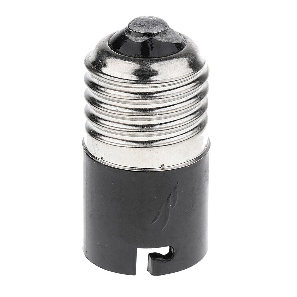 3xWhite E27 to B22 Light Bulb Screw Socket Lamp Enlarger Holder Adapter Extender