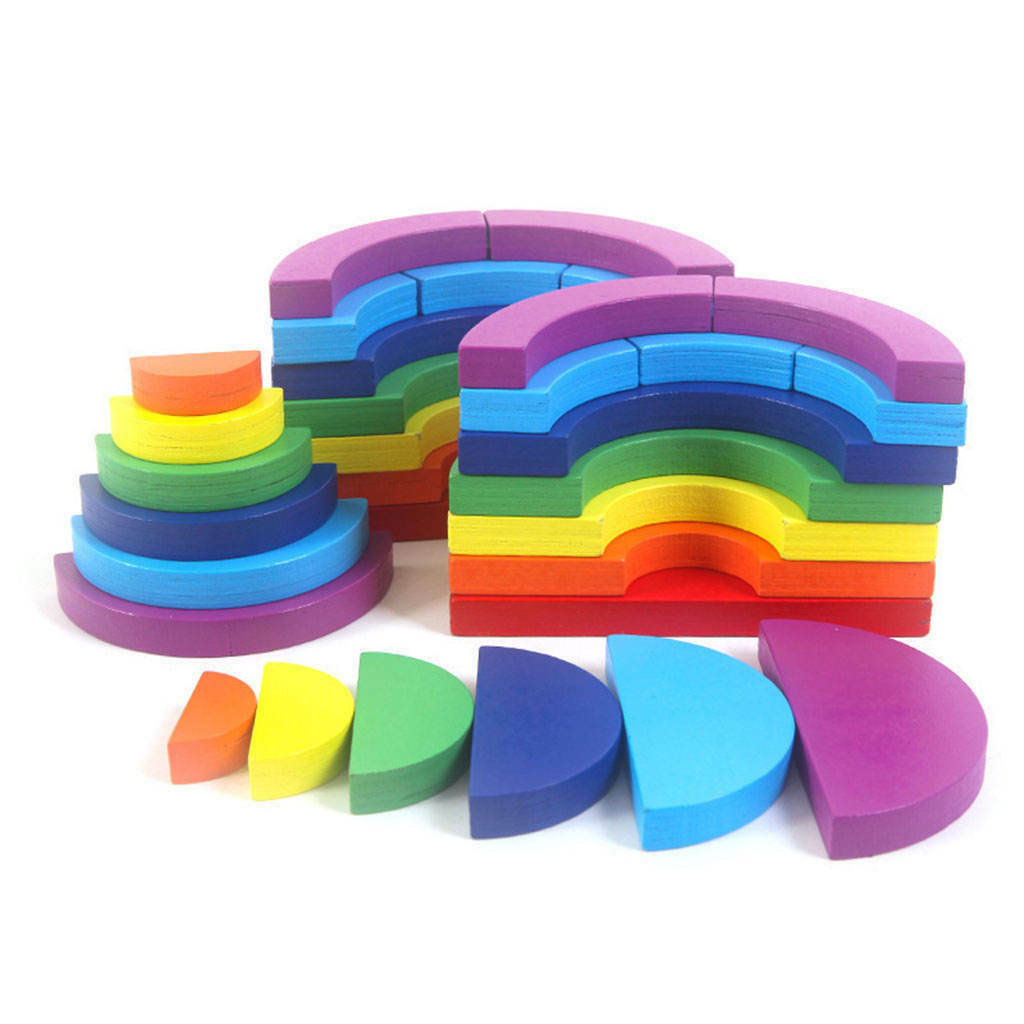 Kids Building Blocks Puzzle Toys Educational Jigsaw Plaything for Babies