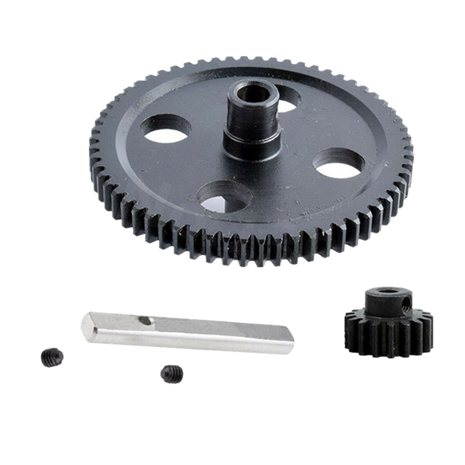 2Pcs 62T 17T Main Gear Motor Gear Set for WLtoys 12428-BC 1/12 RC Racing Car
