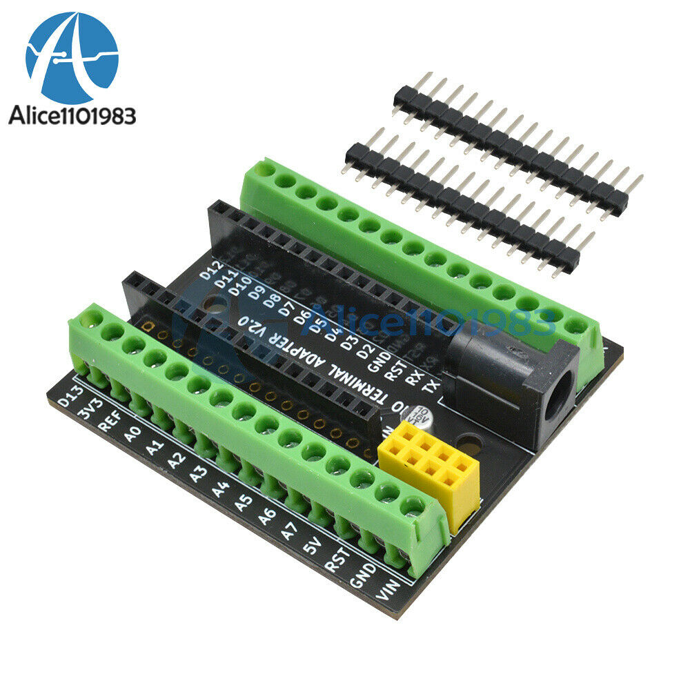 Nano V3.0 AVR DC NRF2401 Screw Terminal Expansion Adapter Board For Arduino